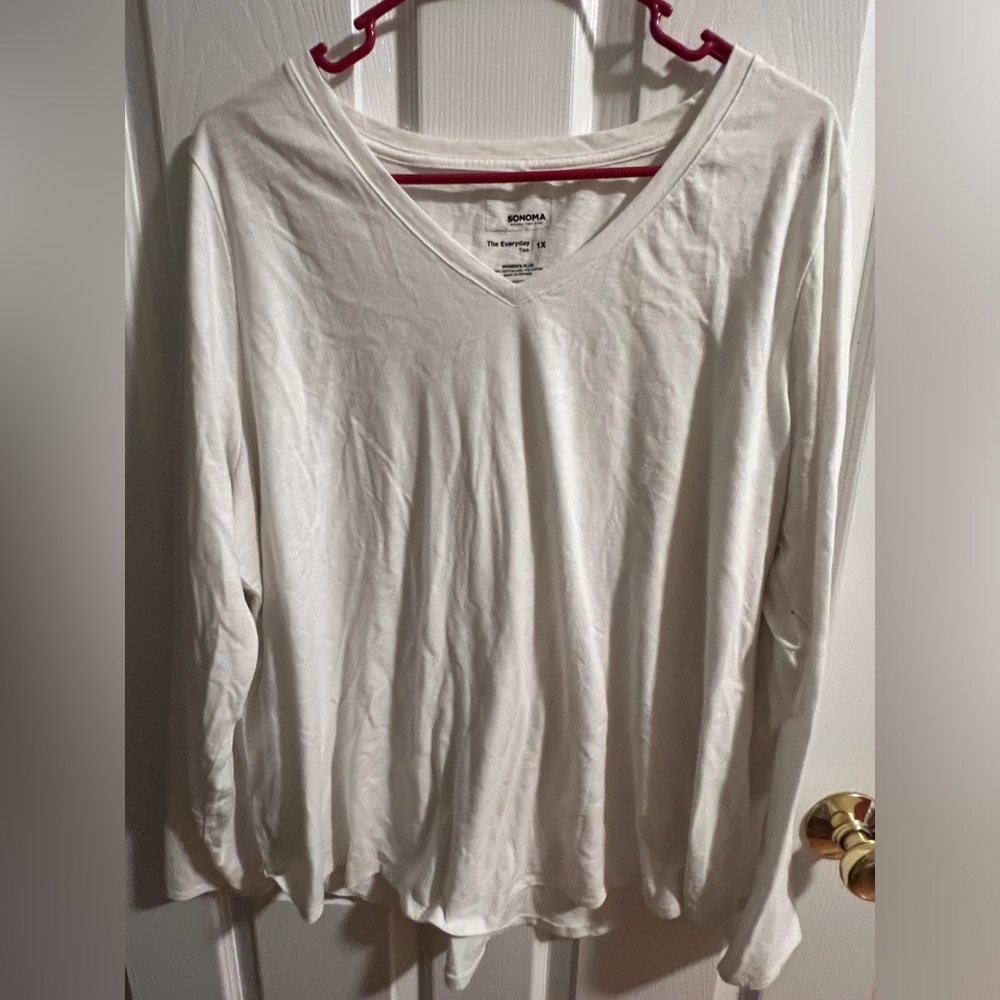 White long sleeve Sonoma brand